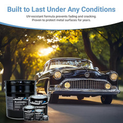 Rust Bullet BlackShell – Black Rust Protection Rust Paint Rust Inhibitor 1-Pint