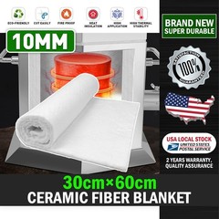 Ceramic Fiber Insulation Mat Fire Resistant Easy to cut For Boilers, Pizza Ovens