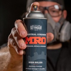 Industrial MRO High Solids Spray Paint, Safety Blue, 16 Fl Oz Pack of 1