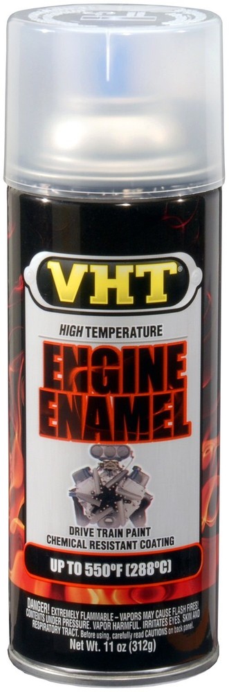 VHT 550 High Heat Engine Enamel Spray Paint 11 Ounce Gloss Clear Finish