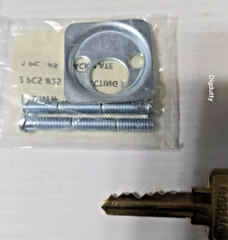 Dormakaba 9000 YC03R 689 Lever Trim w/ Cylinder + Key, ETRIMYR03RLHR689DSCKD