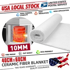 16″x24″ Silicate Ceramic Fiber Blanket Fit For High Temperature Pipe Insulation