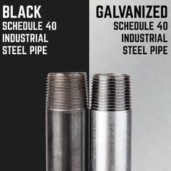 BK Products 566-035HC Galvanized Nipple 1-1/4 x 1-1/4 MIP Dia. in. (Pack of 5)