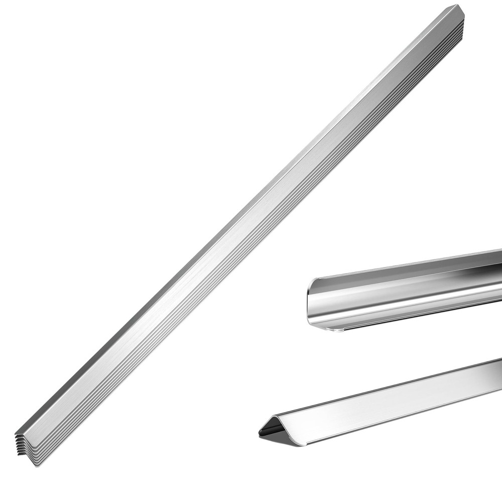 1x1x48 Inches 304 Stainless Steel Wall Corner Guards (10-Pack) Heavy Duty Rou…