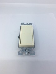 15A 120V Residential Grade Single Pole Side Wired Rocker Switch FREE SHIP c