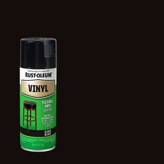 Rust-Oleum Specialty Vinyl Spray Paint, Aerosol 12 oz Gloss Black- 1909830