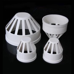 50mm-160mm PVC Drainage Pipe End Caps Breathable Cap Net Vent Terminal Fittings