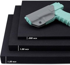 Thermoform Molding Foam 8x12x1.5in 2pk for KYDEX & ABS Plastic Pressing