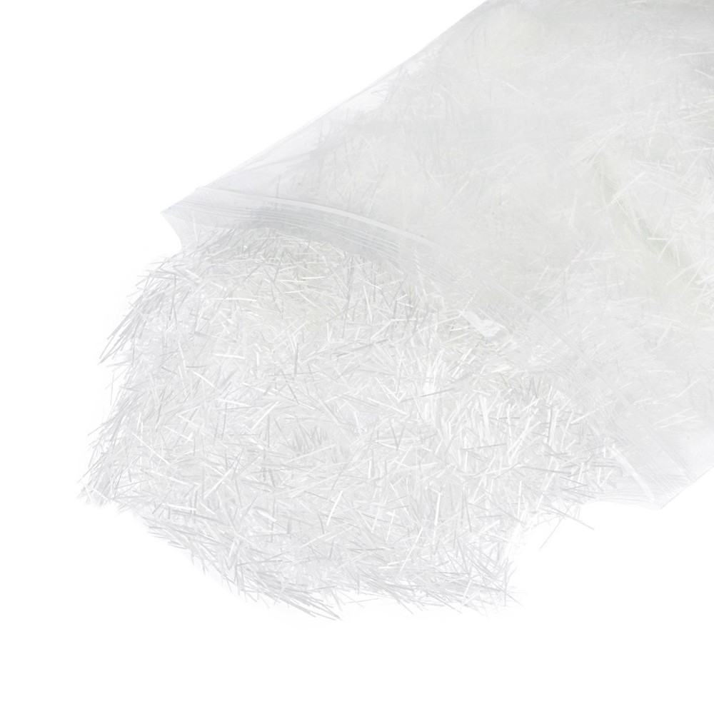 Chopped Strand Fiberglass 18mm Length E-Glass Anti-cracking Fibers 1.5LB