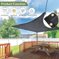 70% Garden Shade Cloth, 10x20FT HDPE Mesh Tarp with Upgraded Grommets, Keten …