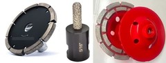 Mortar Joint Cleaning & Concrete Prep Diamond Tool Set raking bit included