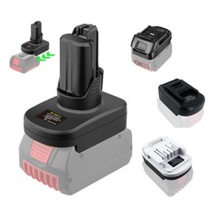 Sturdy 18V To 12V Battery Conversion Adapter For Electric Tool Black Color