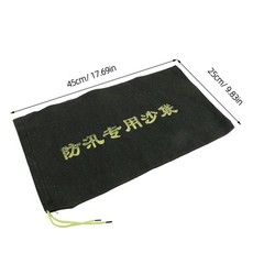 2 Pcs Flood Bags for Home Reusable Sand Canvas Heavy Duty Prevention Barriers