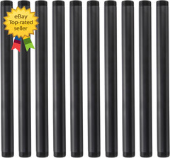 10 Pack 3/4 Inch X 12 Inches Black Pipe Fittings Industrial Iron Pipe Nipples S