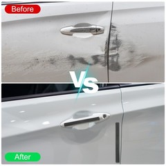2pcs Car Door Edge Guards Protectors PVC Side Doors Edge Trim Strip Black
