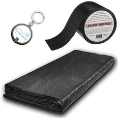 Lumintrail Mobile Flex Bottom Board 48″ x 14ft with Repair Tape, Black