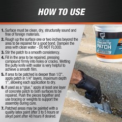 Dap 1 Gal. Ready-To-Use Concrete Patch, Gray 7079831090 DAP 7079831090
