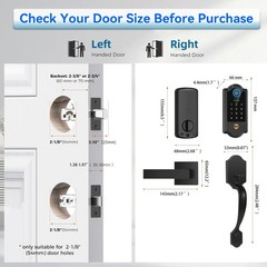 Smart Fingerprint Door Lock for Front – Keyless Entry smart door lock