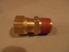 Brass Compression Male Straight/ Tube Fitting 3/4NPT x 3/4″ Tube OD (DOT)