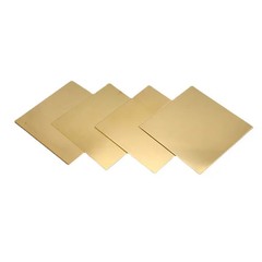 Brass Pad 0.5/0.8/1/2/2/3/4/5/6mm 150x150mm Plate Laser Cutting CNC Frame Model