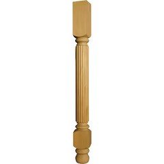 OSBORNE WOOD PRODUCTS 1704WRC 35 1/2 x 3 Sapelo Island Leg in Western Red Cedar