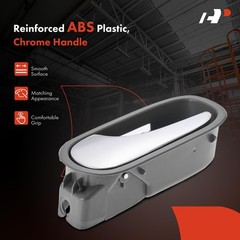 Malibu 2008-2012 Interior Door Handles Gray Titanium Chrome Lever 2-PC Front Set