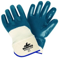 MCR Safety 9760 Predator Supported Nitrile Coated Palm Men’s Gloves with…