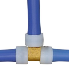 Apollo PEX-A 3/4 in. Barb T X 3/4 in. D Barb Brass Tee