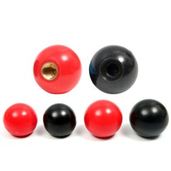 Ball Handle Plastic Knobs Dia 16mm 20mm~50mm Thread M4 M5 M6 M8 M10 M12 M16