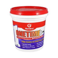 Lightweight Spackle for Wall Repair – 1 Pint Drywall Filler, White, USA Made