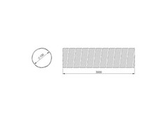 Aluminium Flexible Hose 100mm/3M Alloy Air Duct Pipe Flexi Pipe