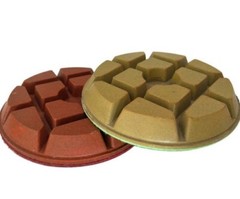 3″ Metal Bond Floor Grinding Puck 9+54 Resin Polishing Pad stone concrete marble
