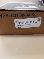 Ives Vandal Resistant Dummy Trim VR914 DT US32D