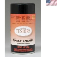 Vibrant Orange Spray Enamel Model Paint for Plastic – Gloss Finish, 3oz Can