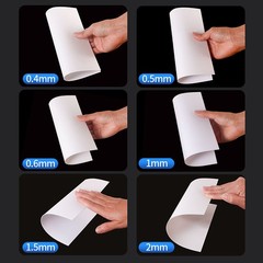 White/Black PVC Plastic Board Sign Display Mounting Signage Board Thick 0.2-5mm