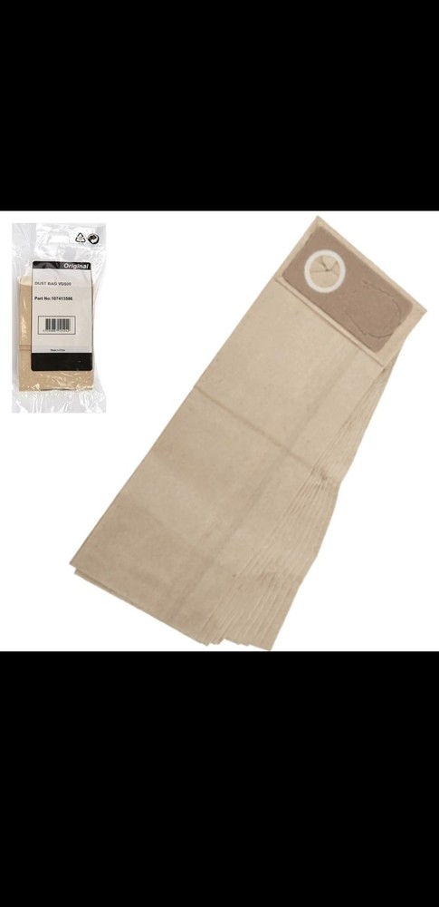 Nilfisk Advance Vacuum Bags 10PK Filters Part 107413586