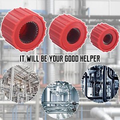 3pcs Copper Pipe Cleaners Plumbing And Heating Plumbing With 6 Wire Bristles