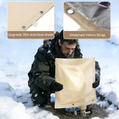 Hedcaw Backflow Preventer Pipe Insulation Cover (5°F) – Irrigation 4Beige