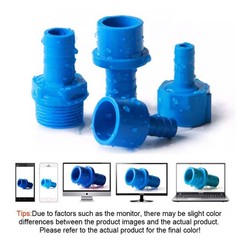 PVC Hose Reducer Pipe Joiner Tubing Reducing Fitting Pond Caravan Boat 20mm~63mm