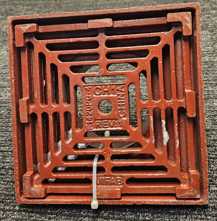 MIFAB F1420PG-4 Floor Drain F1420-PS-50 CH1 7-1/2″ x 7-1/2″ Square Gate