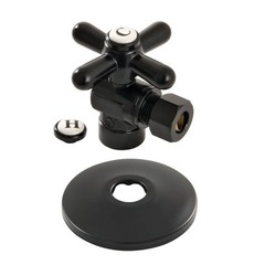 Kingston Brass CC4320.XK Vintage Mixing Valve 1/2″ Sweat x 3/8″ – Black