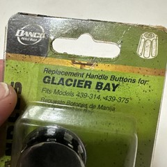 (Pair) Danco Handle Buttons for Glacier Bay Faucet Handles 439-314, 439-375 NOS