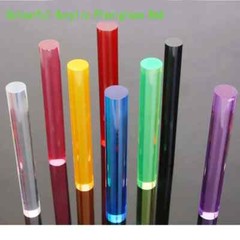 Colourful Solid Acrylic Plexiglass Round Rod Circular Bar Transparent PMMA