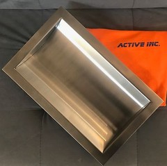 Stainless Steel Drop-In Deal Tray, Brushed Finish, 16″ (w) x 10″ (d)