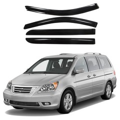 4 Pcs Kit Window Vent Visor Rain Guards Replacement for Odyssey 2005 2006 2007