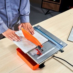 Wet Tile Saw,7-inch 65Mn Steel Blade,3500 RPM Induction Motor,Tile Cutter Wet