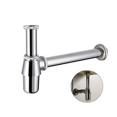 Classical Basin Bottle Trap Chrome Sink 1.25 inches x 11.61 inches,