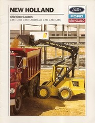 Equipment Brochure – New Holland – L-454 et al Skid Steer Loader – 1991 (E1338)