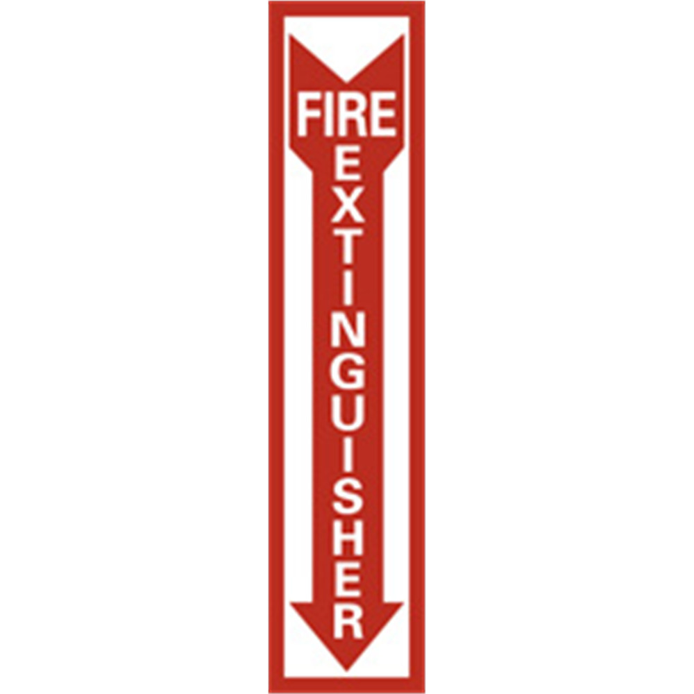 63373807 Msc Industrial Supply Fire Extinguisher, Plastic Fire Sign