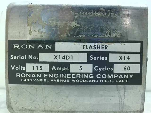 RONAN X14D1 RELAY-Used